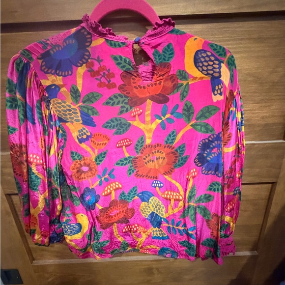 FARM Rio Pink Multicolor Blouse - Picture 2 of 3